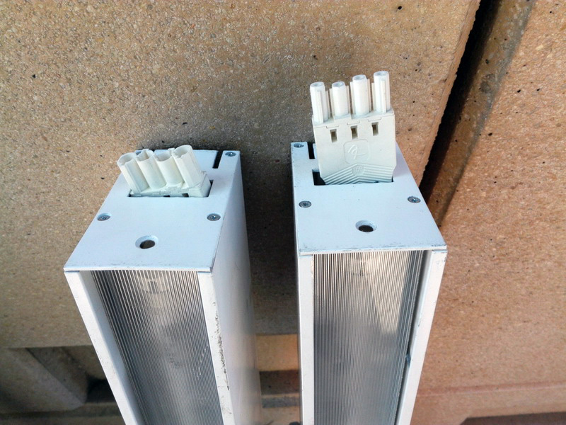 caja luz techo metal se empalman t5 54w 10x120.8x6 8u+9unometacrilato larg 60 1u